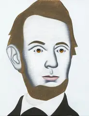 Abraham Lincoln by Gavin Hurley, oil on canvas, offered Aug 2019