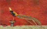 Michael Stevenson, Golden Left–Hander, oil on board