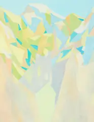 Saskia Leek, Air, oil on board
