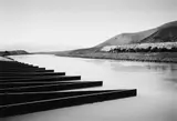Wayne Barrar, Across Spillway on Ohau Canal, gelatin silver print, 5/12