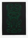 Otis Frizzell, Two Tone Tiki, lithograph, 62/80