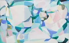 Louise Henderson, Spring, oil on canvas