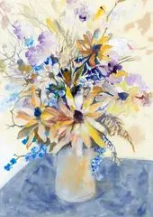 Louise Henderson, Untitled – Still Life, watercolour