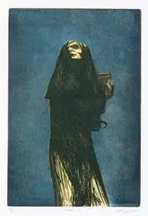 Jason Greig, Theros II, mezzotint, 8/30