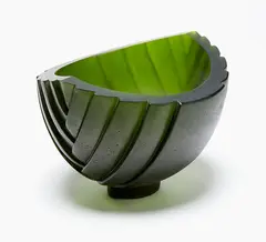 Te Rito Pod by Ann Robinson, cast glass, offered Jun 2019