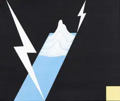Untitled by Tony de Lautour, acrylic on canvas, sold Jun 2019