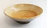 Shino glazed bowl by Len Castle, stoneware, fired in the Coromandel in 1980s, sold Jun 2019