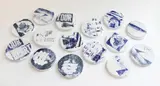 Raewyn Atkinson, I Read the News Today, Oh Boy!, glazed porcelain, 15 parts