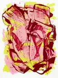 Judy Millar, Untitled, lithograph, 25/60