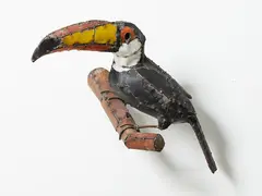 Tropical Delight by Hannah Kidd, steel and corrugated iron, sold Jun 2019