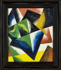 Dick Frizzell, Russian Tiki, oil on canvas