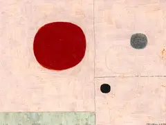 Untitled by Dick Frizzell, acrylic on canvas, sold Jun 2019