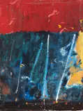 Matt Arbuckle, Stratified Sample, oil on board