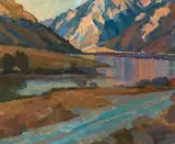 Sydney Lough Thompson, Lake Heron, oil on canvas