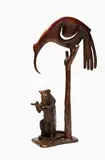 Paul Dibble, Rat Musician 1, cast bronze, 1/3