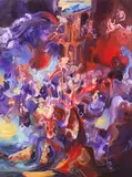Myah Flynn, Acropolis, oil on canvas