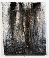 James Robinson, Catalist, mixed media on canvas