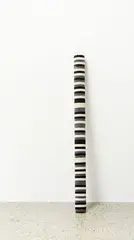 Defunct Mnemonics by Peter Robinson, felt and wooden dowel, sold Jun 2019