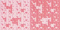 Untitled by Martin Thompson, ink on prepared paper, November 2017, diptych, sold Jun 2019