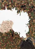 Andrew McLeod, Camowhaiwhai, oil, gouache and pencil on paper