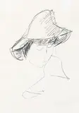 Untitled – Portrait of a Boy by Toss Woollaston, lithograph, sold Jun 2019