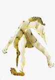 Sam Harrison, Untitled (Reclining figure), watercolour