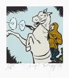 Dick Frizzell, Stop!, lithograph, 29/45