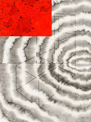 Pale Fictions No. 2 by Georgie Hill, watercolour and pencil on paper, 2012, offered Jun 2019