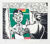 Dick Frizzell, Masterpiece, screenprint, edition of 80