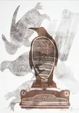 Shayne Tuffery, Quest for Manumea: 9, monoprint, 1/1