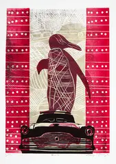 Sheyne Tuffery, Quest for Manumea: 28, monoprint, 1/1
