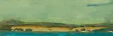 Liam Davidson, Waiau Shoreline, oil on board