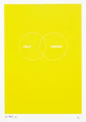 Dane Mitchell, Help Hinder, silkscreen print, 11/50