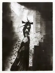 Jason Greig, Weather Vein II, monoprint, 1/1
