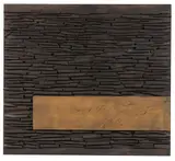 Valentine Tinc, Above the Tracks of the Night, painted wooden construction