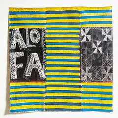 Fatu Feu’u, Manatua Lava – Ivor & Tuiteva, mixed media on canvas
