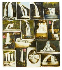 Waterfall Collection II by Mark Wooller, oil on canvas, sold Jun 2019