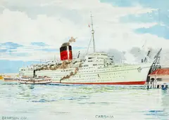 Eric Watkin, Caronia, watercolour