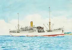 Eric Watkin, Tasman, watercolour
