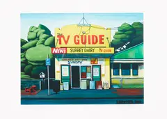 Josh Lancaster, Surrey Dairy, lithograph, 7/15