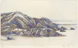 Stanley Palmer, Takini – Matai Bay, bamboo engraving, 15/60