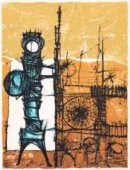 Guardian II by Ted Dutch, screenprint, 4/12, sold Jun 2019