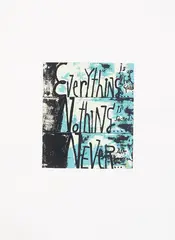 Fane Flaws, Thank You Dick, screenprint, 20/30