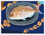 Tom Burnett, Snapper, screenprint, proof