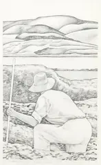 My Father, Raglan by Robin White, graphite on paper, sold Apr 2019