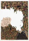 Andrew McLeod, Camowhaiwhai, oil, gouache and pencil on paper