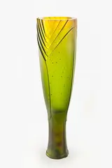 Puka Vase by Ann Robinson, cast glass, sold Apr 2019