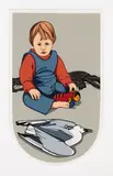 Robin White, Michael at Allan’s Beach, silkscreen print, 33/45