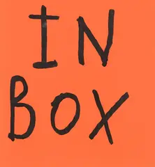 In Box by Wayne Youle, acrylic on corrugated carboard, offered Feb 2019