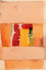 Oliver Perkins, Untitled, mixed media and collage on canvas
